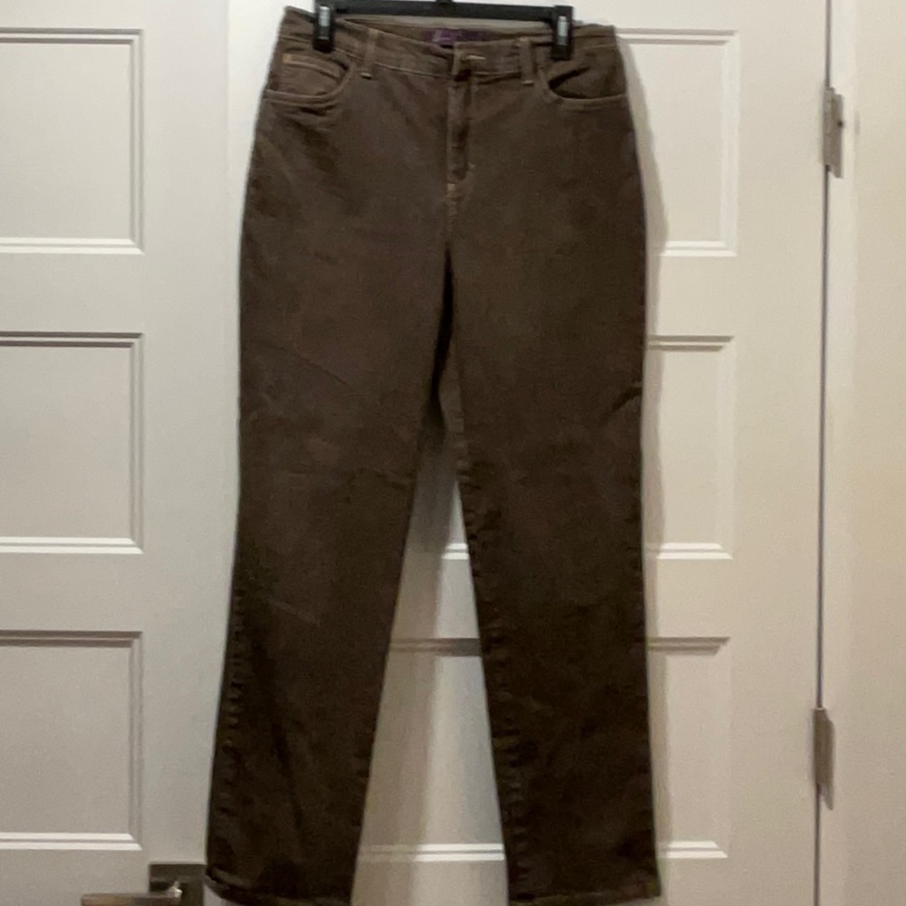 Gloria Vanderbilt Brown Denim Pants